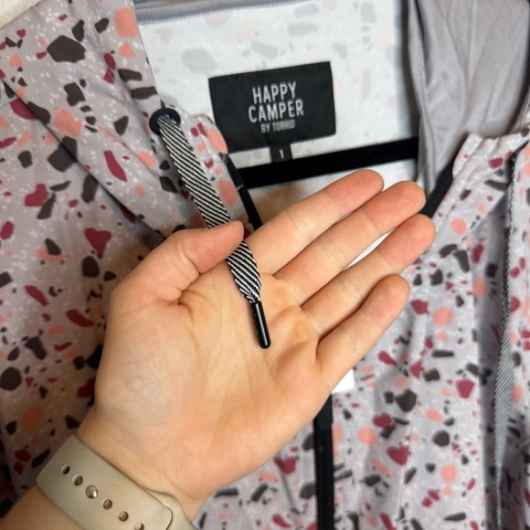 NWT TORRID Happy Camper Stretch Woven Light Weight Active Jacket Zip Up - Picture 10 of 16